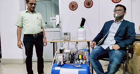 Tezpur University designs low-cost portable high-pressure oxygen generator from water