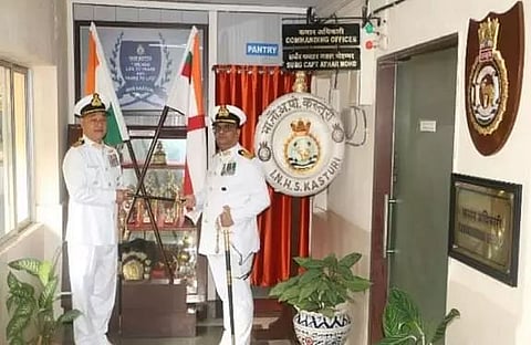 Surgeon Captain Marak Pertin assume command of Indian Naval Hospital Ship, Kasturi