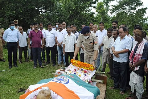 Freedom fighter Chakradhar Bhuyan of Lakhimpur district no more