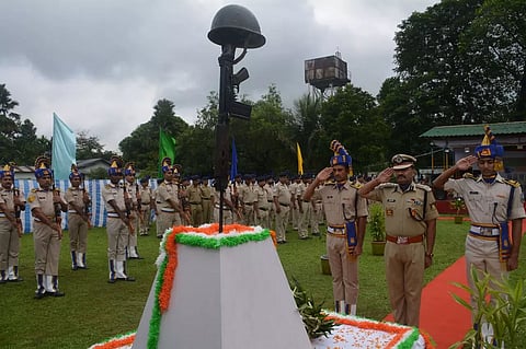 Police Commemoration Day observed at 156 Bn CRPF, Kukurmari, Assam