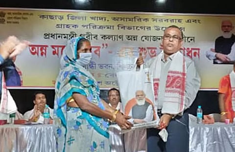 Ceremonial distribution programme of 'Anna Mahotsav' inaugurated in Silchar