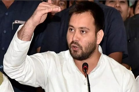 Tejashwi dares Nitish to travel by road in Bihar