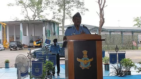 Air Marshal DK Patnaik visits Air Force Stations