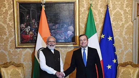 Climate change, Afghanistan dominate Modi's meeting with Italian PM