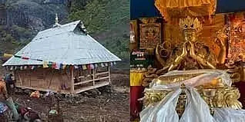 Dumbing Forest Society flays torching of gompa in Tuting