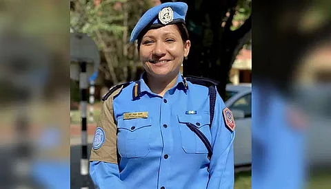Nepali peacekeeper named 2021 UN Woman Police Officer of the Year