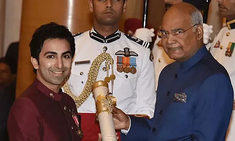 Padma awards presented to Pt Chhannulal Mishra, Sushma Swaraj