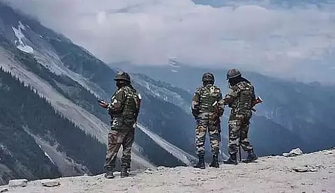 Chinese PLA surveys villages & military posts in POK