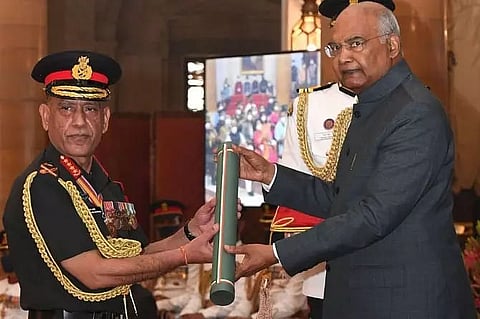 Nepali Army chief conferred with honorary general rank of Indian Army
