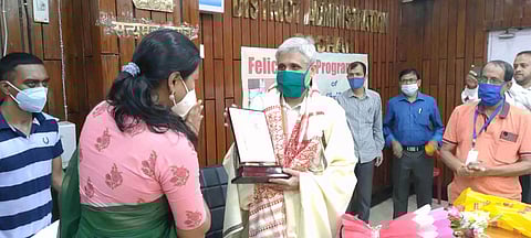 Padma Shri awardee Dr Ravi Kannan felicitated in Silchar