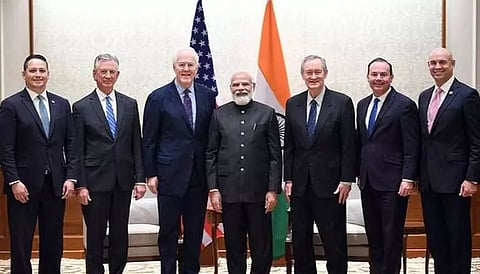 US Congressional delegation meets Modi, discusses bilateral issues