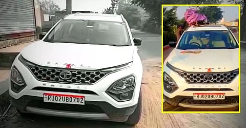 Frustrated Owner Uses New Tata Safari As Garbage Truck