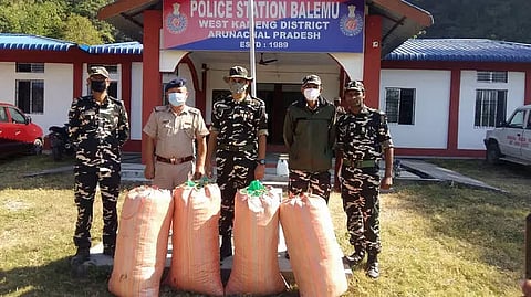 Four bags of cannabis seized along Indo- Bhutan border