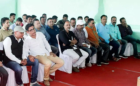Biswanath DC Deba Kumar Mishra meets media persons