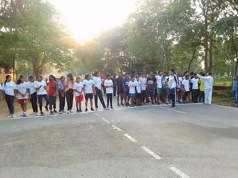 Chirang district administration organized run for vote awareness program