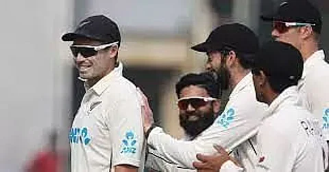 Kiwis dominate Day 2 despite Iyer's ton on debut Kanpur Test: Southee, openers help visitors sit on top