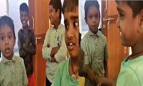 Video Of School Boy Asking Police to Lodge Case Against Friend For Stealing Pencils Goes Viral
