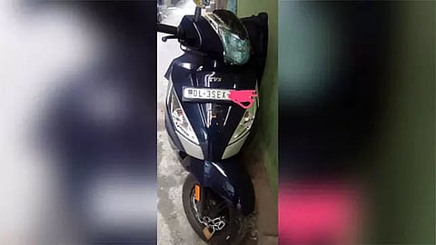 Delhi Girl Can't Ride Her New Scooty As The Number Plate Has SEX
