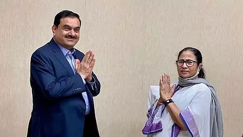 Gautam Adani calls on CM Mamata Banerjee at Nabanna