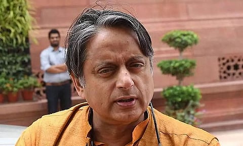 Congress MP Shashi Tharoor Exits from Sansad TV Show