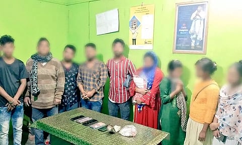 Nagaon: Police Arrests 9 Persons For Running Sex Racket