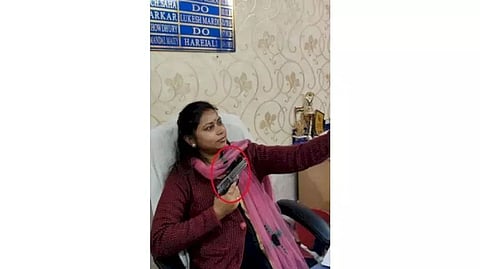 Trinamool Congress leader caught on camera with gun in her hand