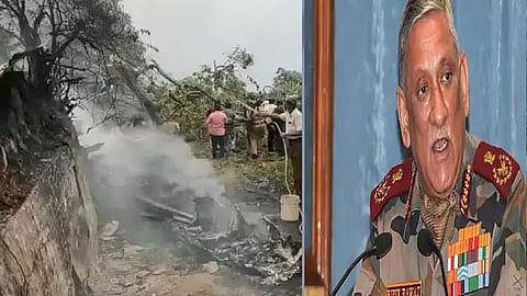 Army Chopper Carrying CDS Bipin Rawat Crashes in Ooty, Probe Ordered