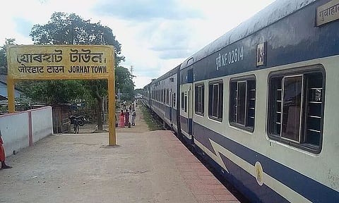 Intercity-Express Hits Goods Truck Near Rajabari Railway in Jorhat
