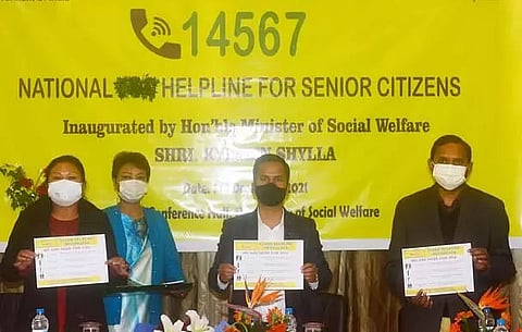 Helpline for senior citizens launched in Shillong
