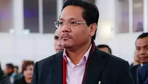 Meghalaya CM Conrad K Sangma distributes cheques to Lakadong turmeric farmers