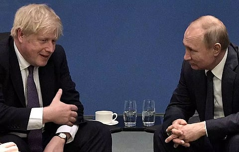 Putin briefs British PM Boris Johnson