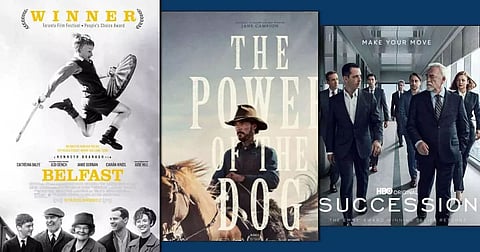 'Belfast', 'The Power of the Dog', 'Succession' lead Golden Globes noms