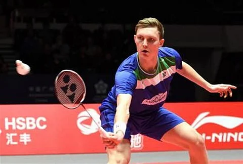 World No. 1 Viktor Axelsen crashes out