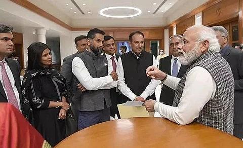 PM Narendra Modi meets venture capital, equity fund representatives