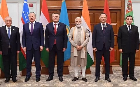 Foreign Ministers of 5 central Asian countries call on PM Narendra Modi