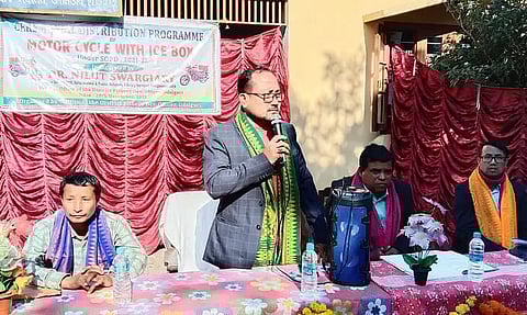 Motorcycles distributed among farmers in Udalguri District