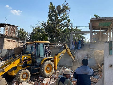 Second round of eviction carried out at Lahorijan