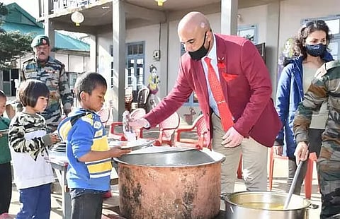 Lunglei Battalion of 23 Sector Assam Rifles extends helping hand to orphanage