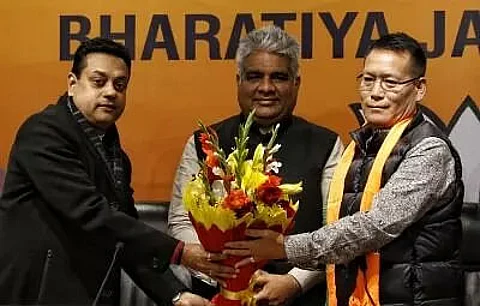 Manipur Minister Letpao Haokip joins BJP