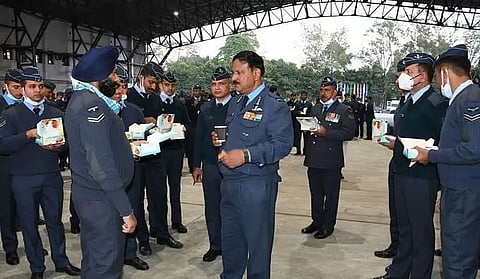 Air Officer Commanding-in-Chief DK Patnaik visits Jorhat Air Force Station