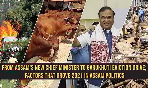 From Assam's New Chief Minister to Garukhuti Eviction Drive; Factors That Drove 2021 in Assam Politics