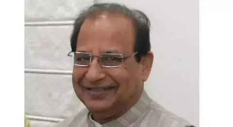 Assam Governor Prof. Jagdish Mukhi felicitates scientist Dr Binoy Kumar Saikia
