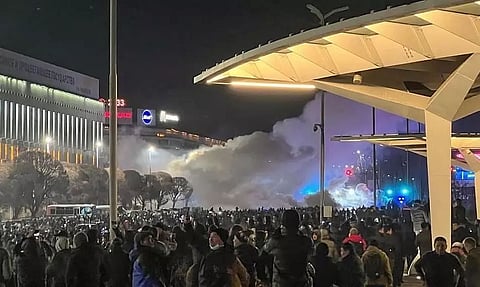 Protests Erupt in Kazakhstan After Fuel Price Rise: Government Buildings On Fire, Internet Cut