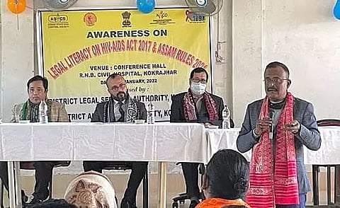 Workshop on legal literacy of patients with HIV/Aids organized in Kokrajhar