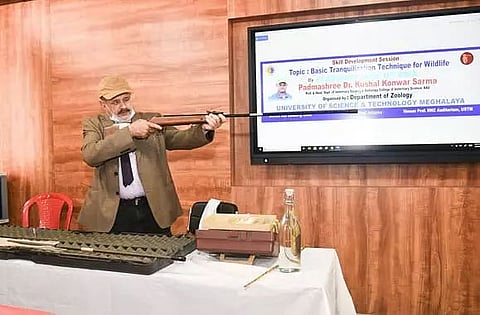 Session on tranquillization technique held at University of Science & Technology Meghalaya
