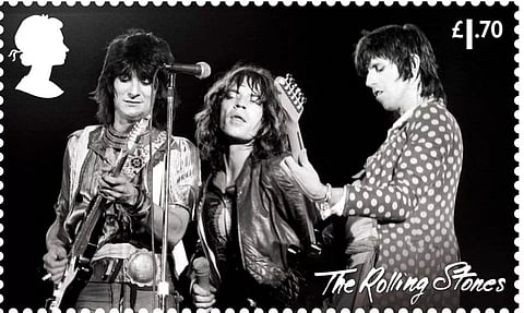Rolling Stones honoured with Royal Mail stamps