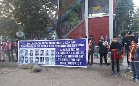 Walkathon in Nagaland to demand repeal of AFSPA
