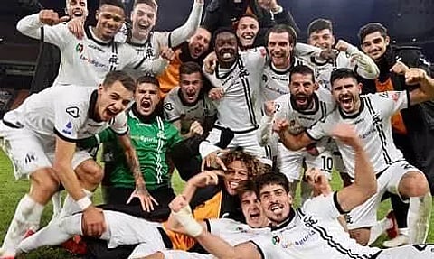 Spezia rally to stun AC Milan in Serie A amid controversy