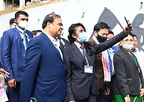 CM Himanta Biswa Sarma inaugurates arts block of Haflong government college