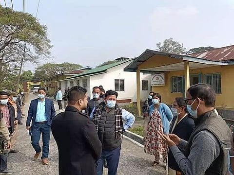 BTR chief Pramod Boro visits Balajan Community Health Centre